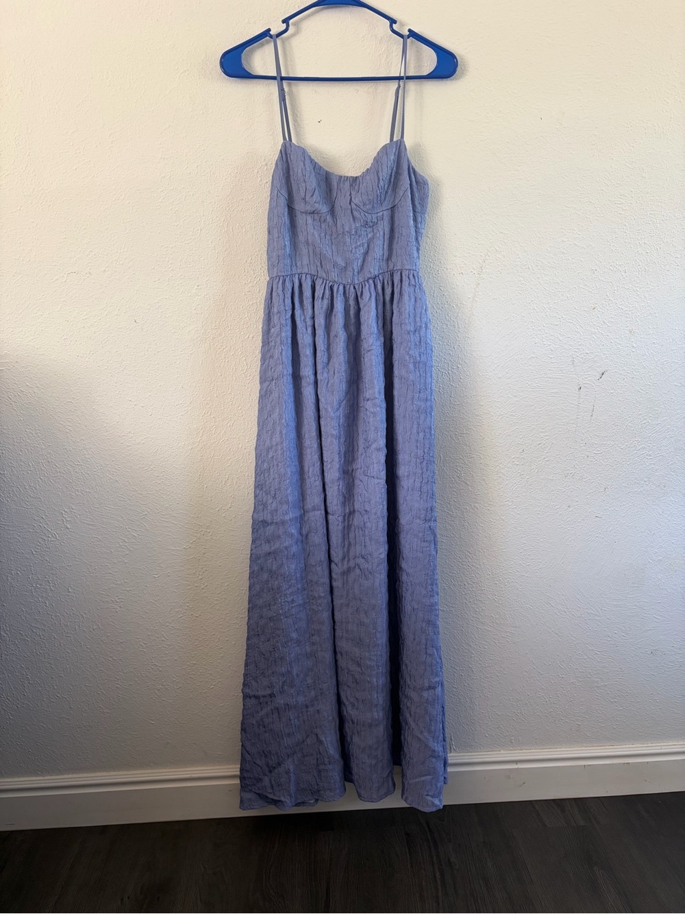 Petal & Pup Light Blue Spaghetti Strap Maxi Dress